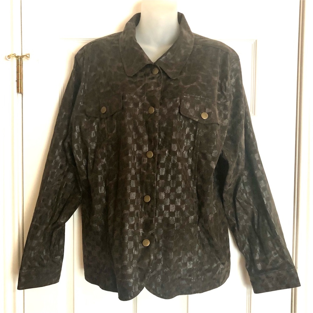 Birch Hill Brown Textured Jacket